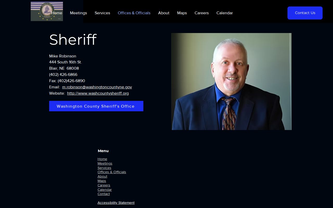 Washington County arrest lookup Sheriff and Justice Center contact
