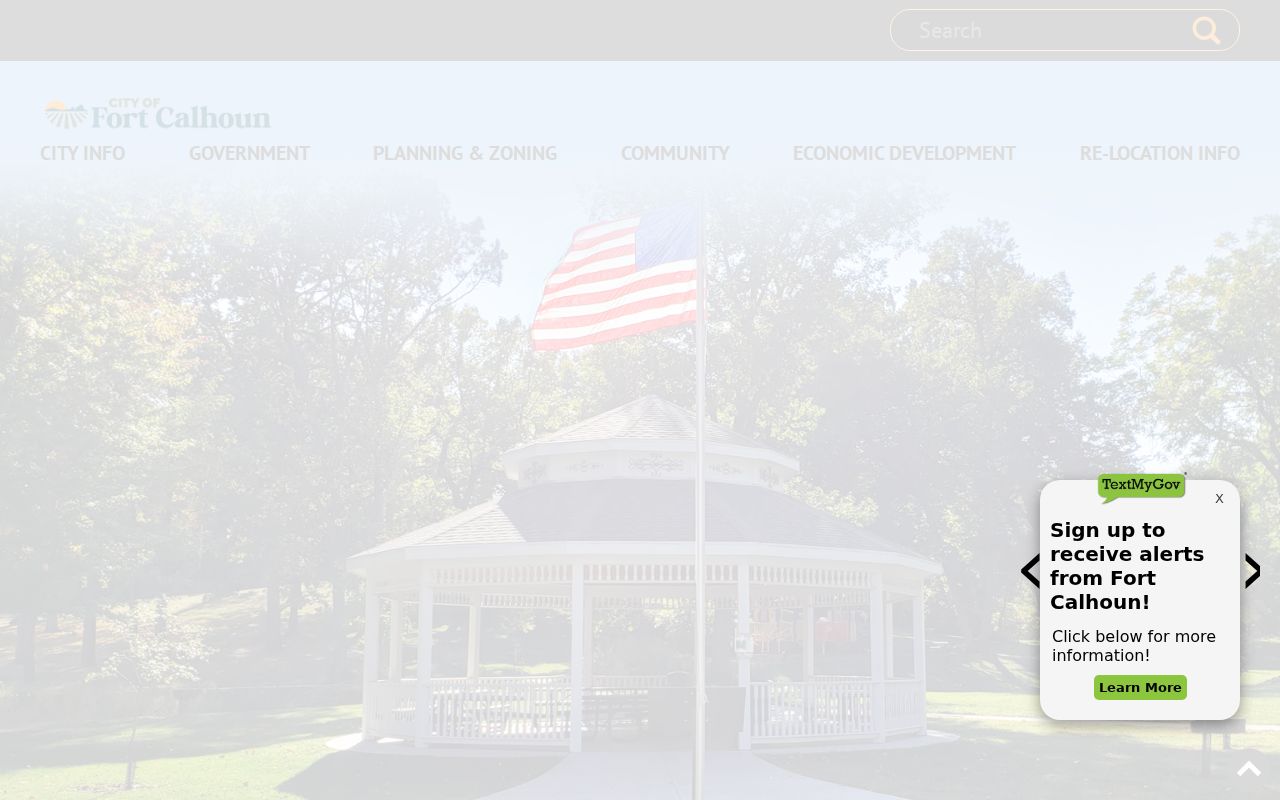 Fort Calhoun criminal records city website